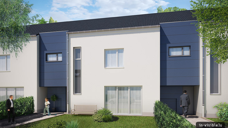 3D architectural visualization & rendering, Rendu de visualisation architecturale en image de synthèse 3D : Hinter Jans